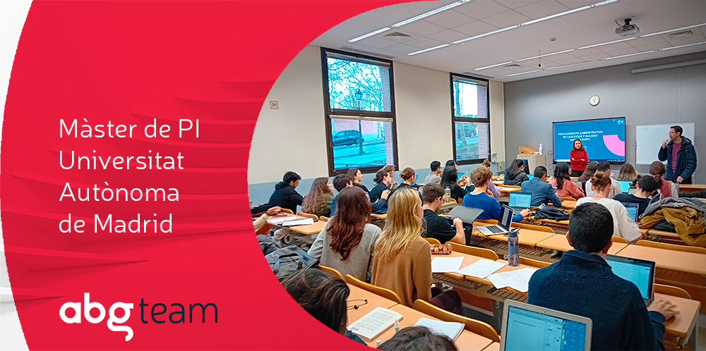 Colaborem en el Màster de PI i Noves Tecnologies de la Universitat Autònoma de Madrid