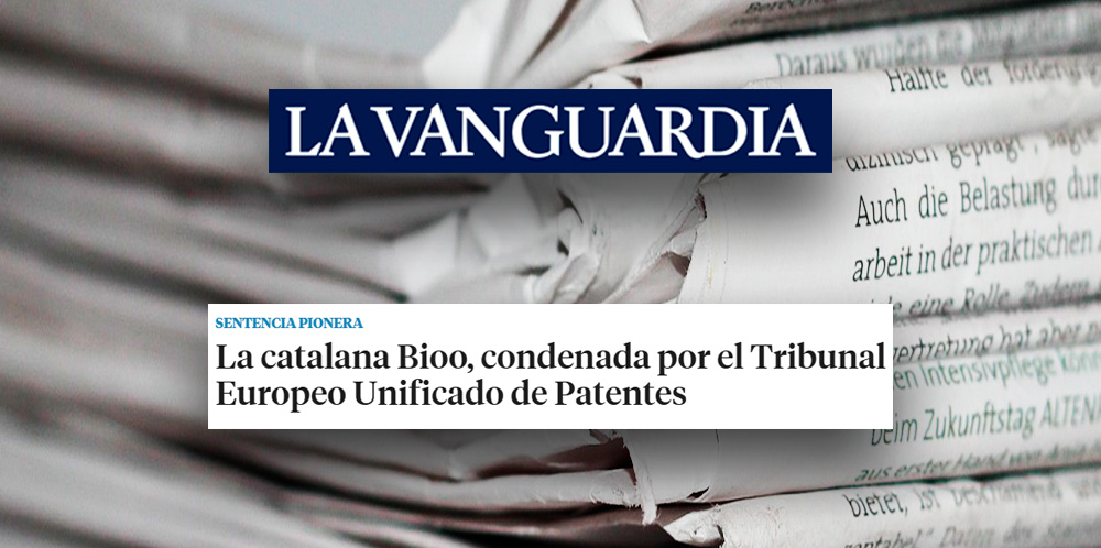 La Vanguardia | Enric Carbonell participa en una noticia sobre el juicio de la primera empresa española demandada ante el Tribunal Unificado de Patentes