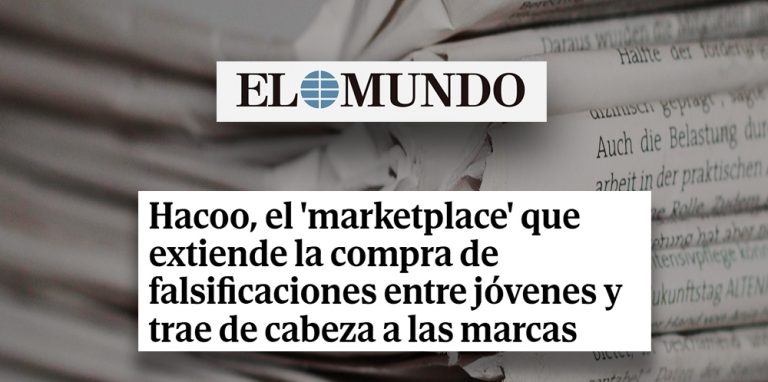 El Mundo | Laura Montoya participa en un reportaje sobre la venta de falsificaciones mediante enlaces ocultos