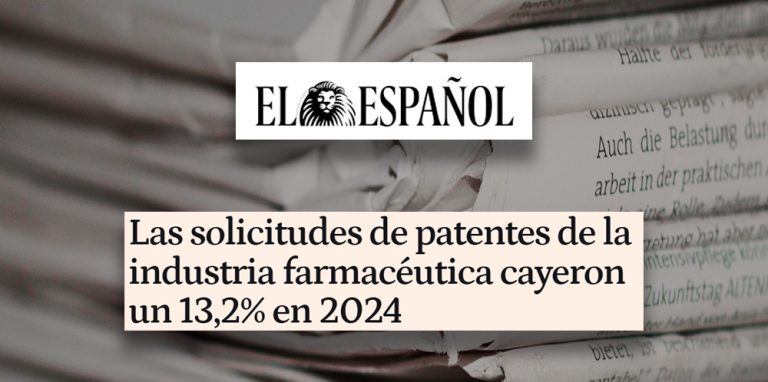 El Español | Iain McGeoch analiza las posibles causas del descenso de solicitudes de patente europea de la industria farmacéutica en 2024